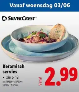 Lidl Keramisch servies aanbieding