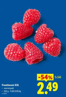 Lidl Frambozen XXL aanbieding