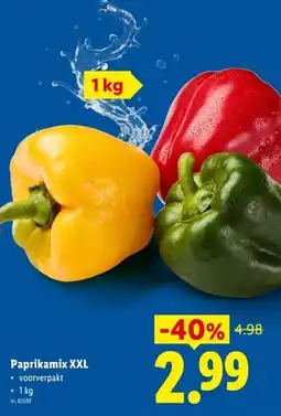 Lidl 0.99 Paprikamix XXL aanbieding