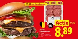 Lidl Runder hamburger XXL aanbieding