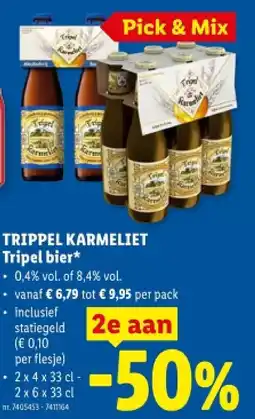Lidl TRIPPEL KARMELIET Tripel bier aanbieding