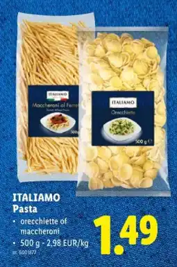 Lidl Pasta aanbieding
