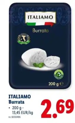 Lidl Burrata aanbieding