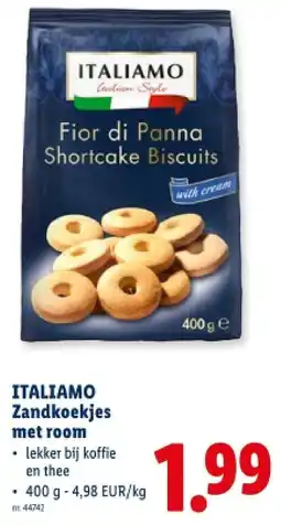 Lidl Zandkoekjes met room aanbieding
