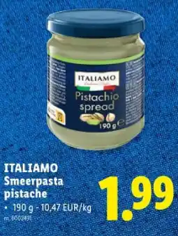 Lidl Smeerpasta pistache aanbieding