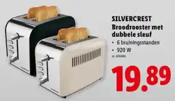 Lidl Broodrooster met dubbele sleuf aanbieding