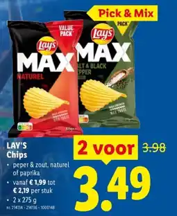 Lidl Chips aanbieding
