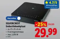Lidl Inductiekookplaat aanbieding