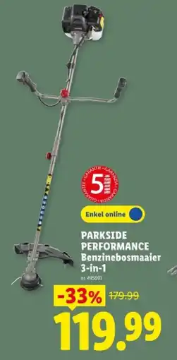 Lidl PERFORMANCE Benzinebosmaaier 3-in-1 aanbieding