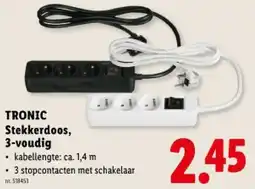 Lidl Stekkerdoos, 3-voudig aanbieding