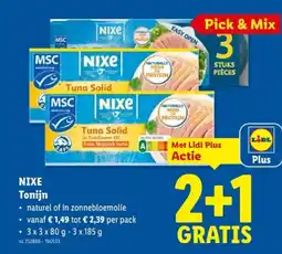 Lidl Tonijn aanbieding