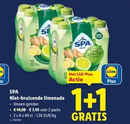 Lidl Niet-bruisende limonade aanbieding