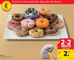 Carrefour Donuts aanbieding
