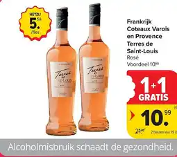 Carrefour Frankrijk Coteaux Varois en Provence Terres de Saint-Louis aanbieding