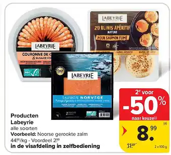 Carrefour Producten Labeyrie aanbieding
