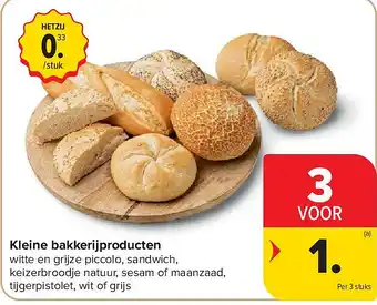 Carrefour Kleine bakkerijproducten aanbieding
