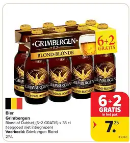 Carrefour Bier Grimbergen aanbieding