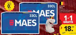 Carrefour Krat bier Maes aanbieding