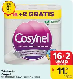 Carrefour Toiletpapier Cosynel aanbieding
