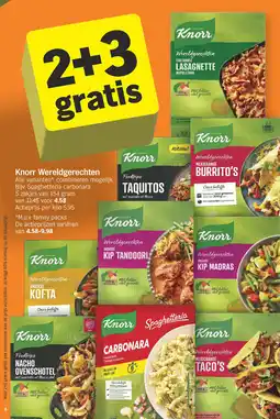 Albert Heijn Knorr Wereldgerechten aanbieding
