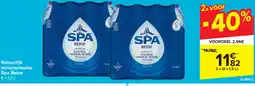 Carrefour Natuurlijk mineraalwater Spa Reine aanbieding