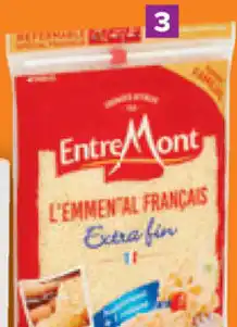 Carrefour Geraspte emmentaler EntreMont aanbieding