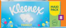 Carrefour Doos Zakdoeken Family Kleenex aanbieding