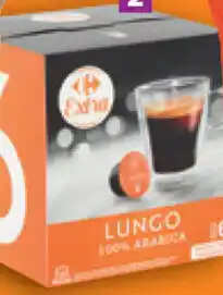 Carrefour Koffiecapsules Lungo Carrefour aanbieding