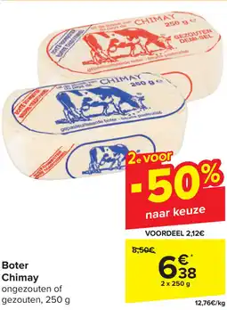 Carrefour Boter Chimay aanbieding