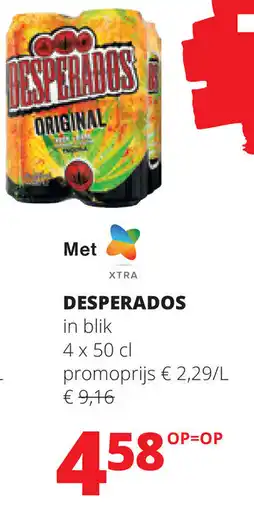 Spar Desperados aanbieding