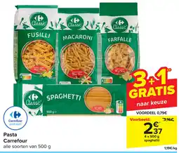 Carrefour Pasta Carrefour aanbieding