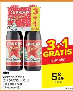 Carrefour Bier Gordon Xmas aanbieding