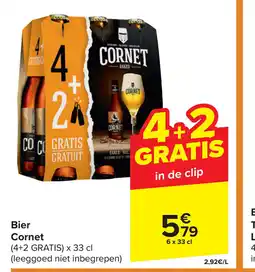 Carrefour Bier Cornet aanbieding