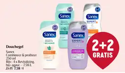 Delhaize Douchegel Sanex aanbieding