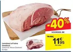 Carrefour Maldsbout of halve lamsbout aanbieding
