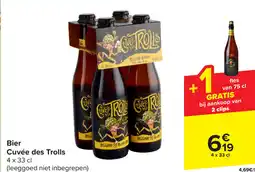 Carrefour Cuvée des Trolls Bier aanbieding