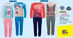 Carrefour Pyjama voor kinderen aanbieding