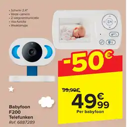 Carrefour Babyfoon F200 Telefunken aanbieding