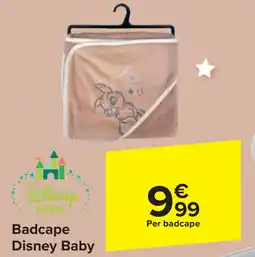 Carrefour Badcape Disney Baby aanbieding