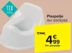 Carrefour Tex baby plaspotje aanbieding