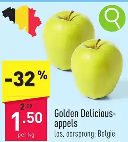 ALDI Golden Deliciousappels aanbieding