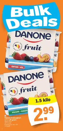 Albert Heijn Danone fruityoghurt aanbieding
