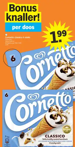 Albert Heijn Cornetto classico 6 stuks aanbieding