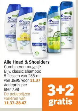 Albert Heijn Alle Head & Shoulders aanbieding
