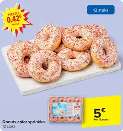 Carrefour Donuts Color Sprinkles aanbieding