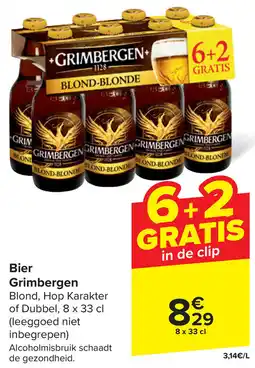 Carrefour Bier Grimbergen aanbieding