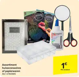 Carrefour Assortiment huisaccessoires of papierwaren aanbieding