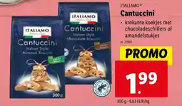 Lidl Italiamo cantuccini aanbieding
