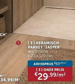 Zelfbouwmarkt Keramisch Parket Jasper aanbieding