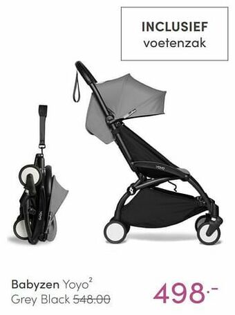 Baby & Tiener Babyzen yoyo2 grey black aanbieding